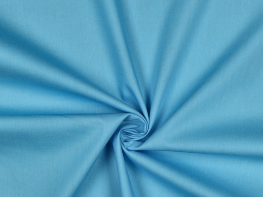 Baumwollstoff Uni Himmelblau 049