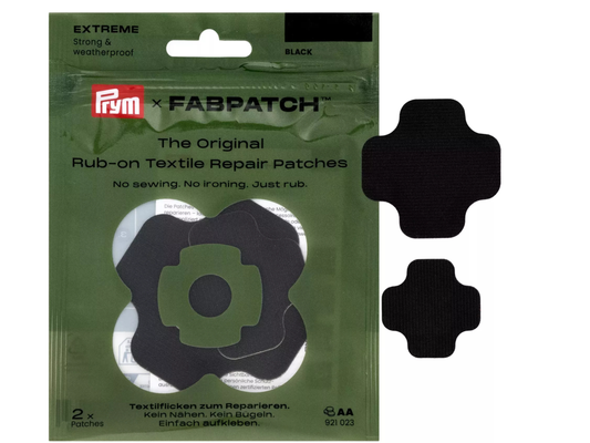 PRYM X Fabpatch EXTREME Repair Flicken Schwarz