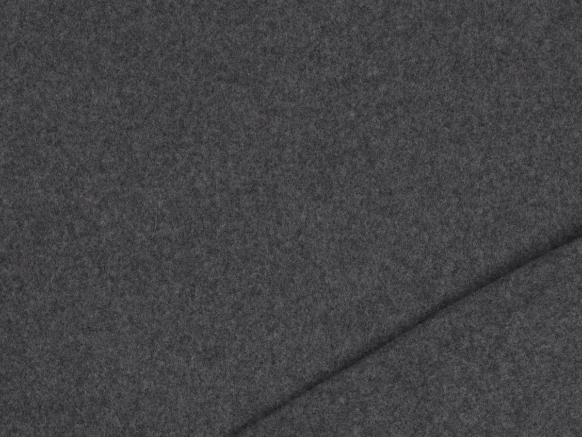 Bio-Baumwollfleece Mittelgrau meliert 05