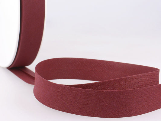 Schrägband 20 mm Bordeaux 072