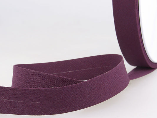 Schrägband 20 mm Aubergine 89