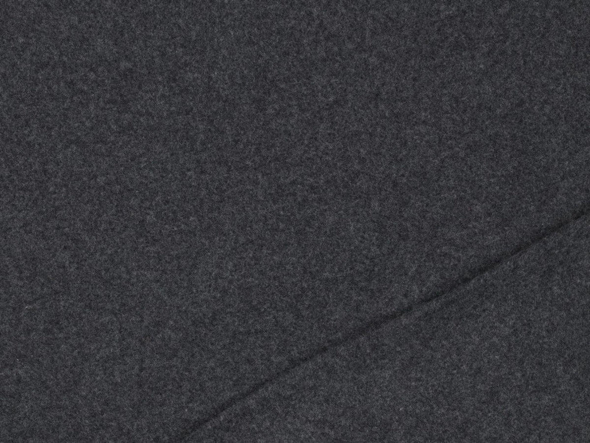 Bio-Baumwollfleece Dunkelgrau meliert 04