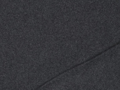Bio-Baumwollfleece Dunkelgrau meliert 04