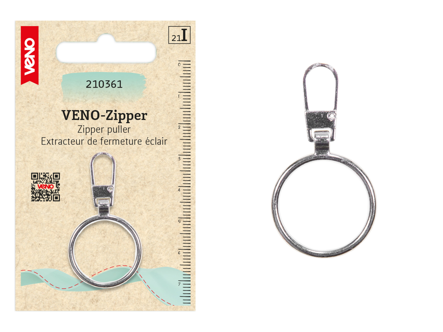 VENO Zipper Ring 2,5 mm