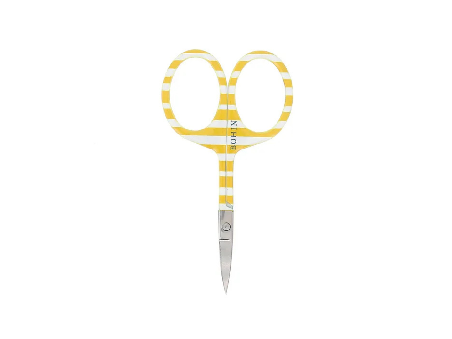 BOHIN Stickschere Gelb gestreift