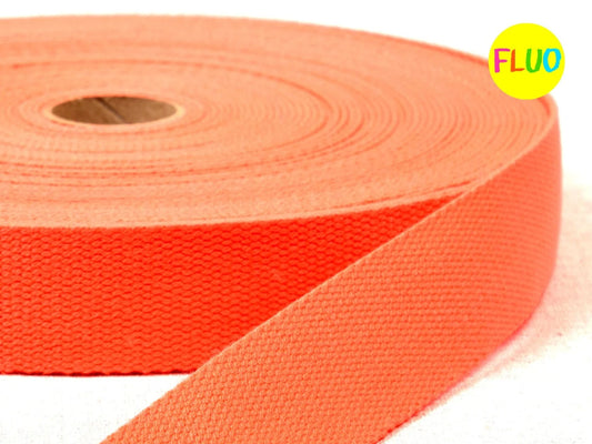 Gurtband Neon Orange  30 mm
