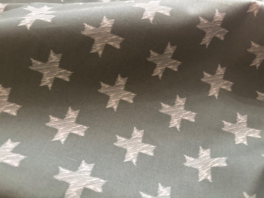 Baumwollstoff gestrichelte Kreuze,