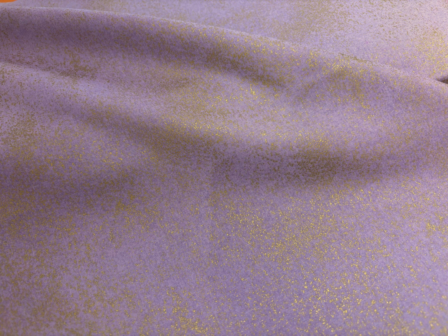 Baumwollstoff Quiltgate Gold Glitzer Rose