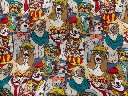 Canvas Doggy Dog Bunte Hunde