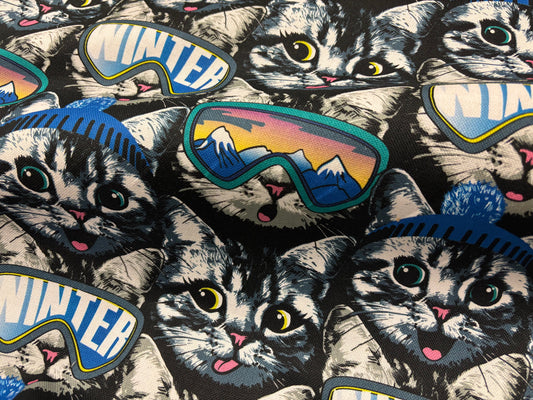 Canvas Kitty Cat Katzenstoff