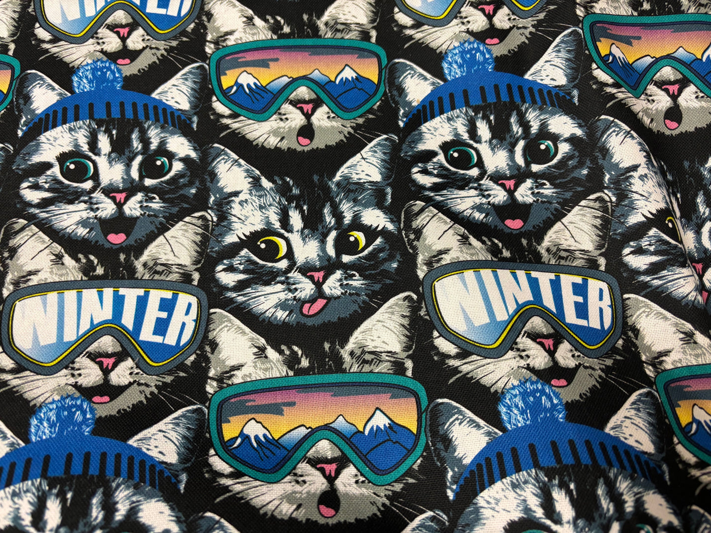 Canvas Kitty Cat Katzenstoff