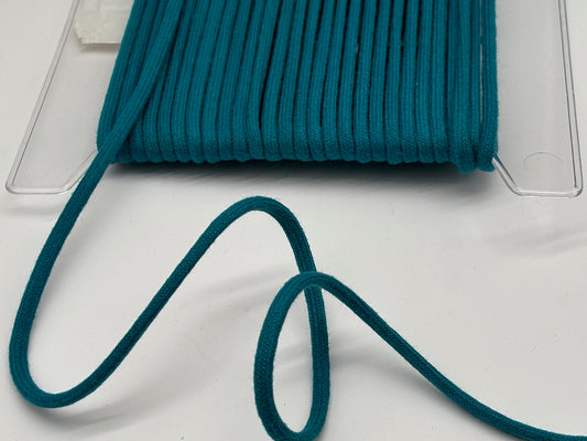 Baumwollkordel Petrolgrün 4 mm