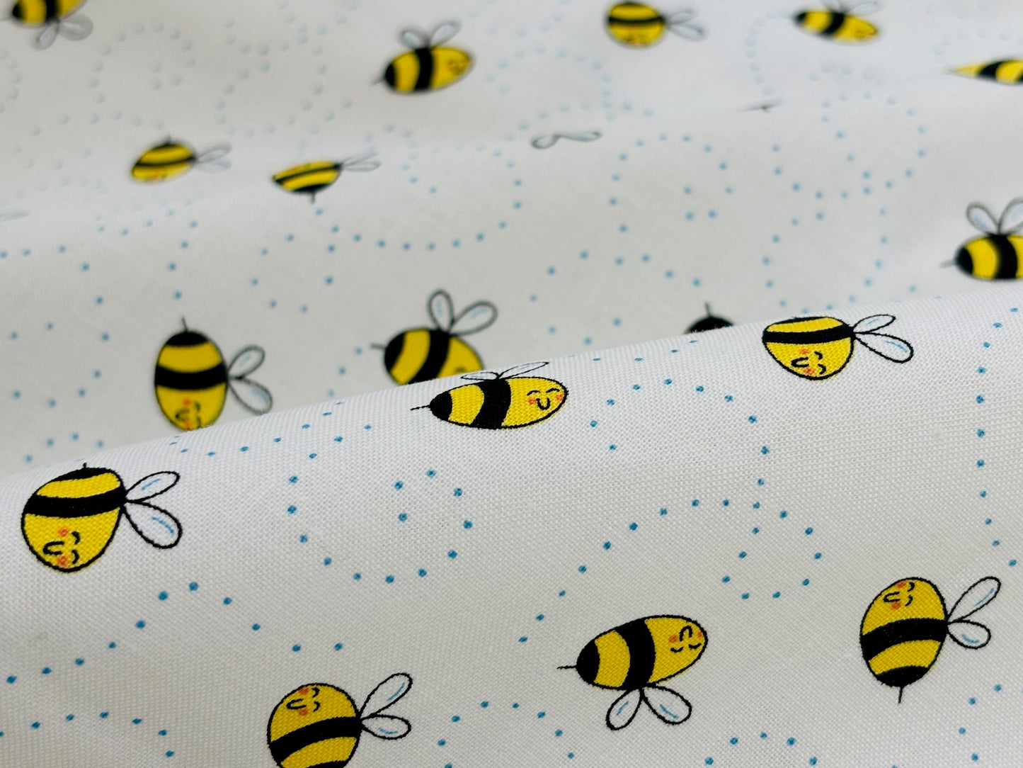 Baumwollstoff Sunny Honey Biene