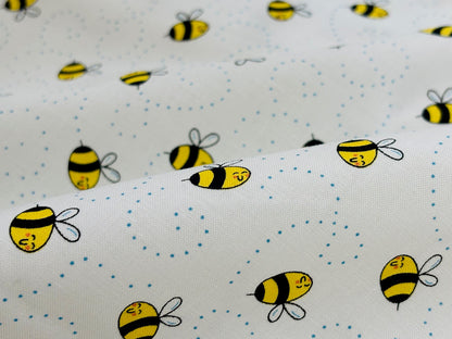 Baumwollstoff Sunny Honey Biene