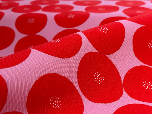 Canvas Große Tupfen Muddy Works Pink