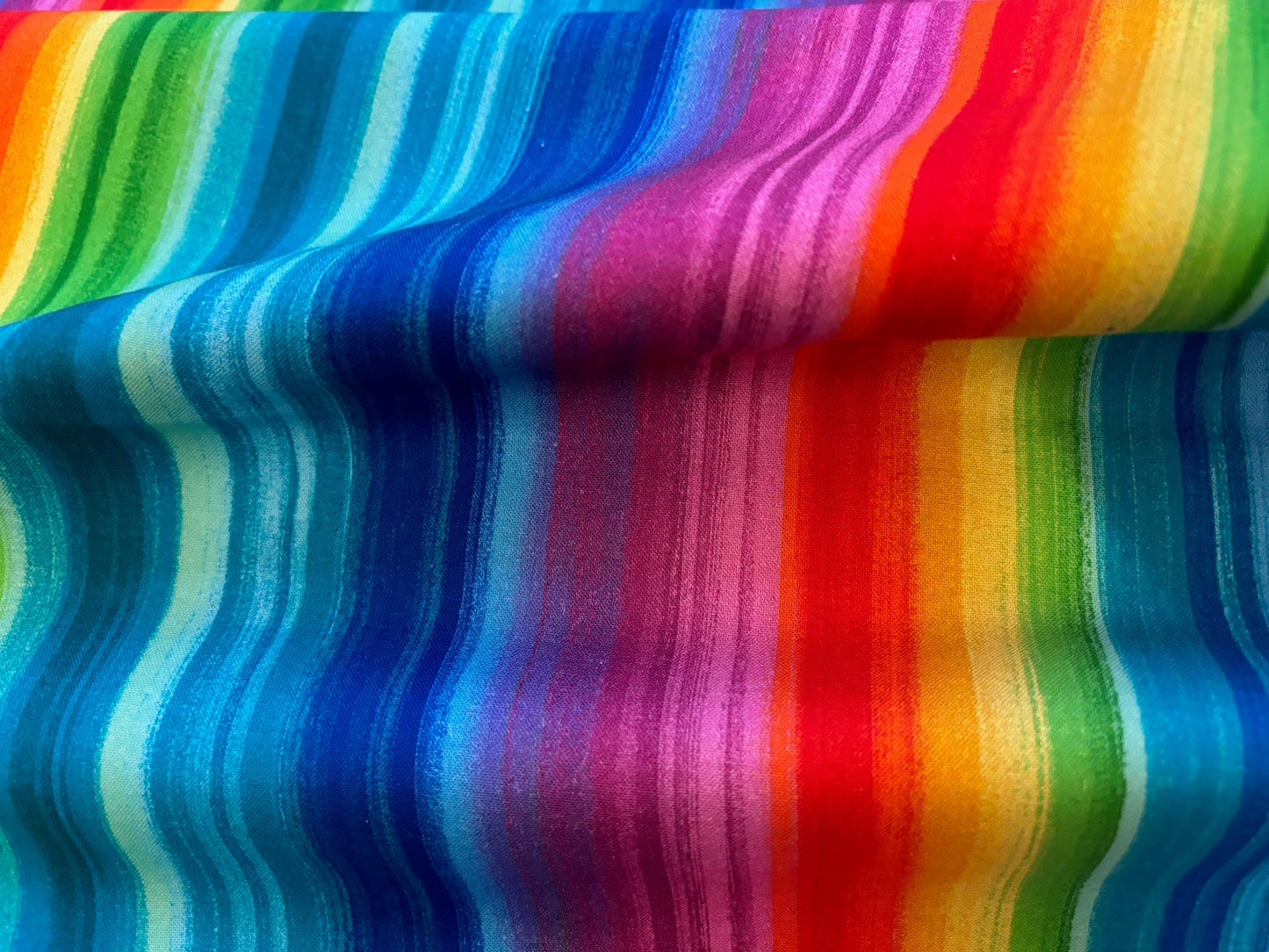 Baumwollstoff Rainbow Colors Regenbogen