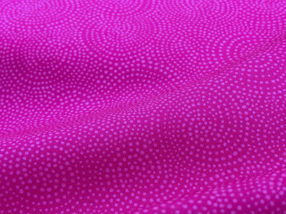 Baumwollstoff Twirl Spiralen Pink