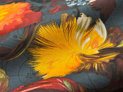 Baumwollstoff Blumenbarock Enrapture