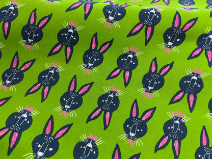 Canvas Rabbit Hase Grün