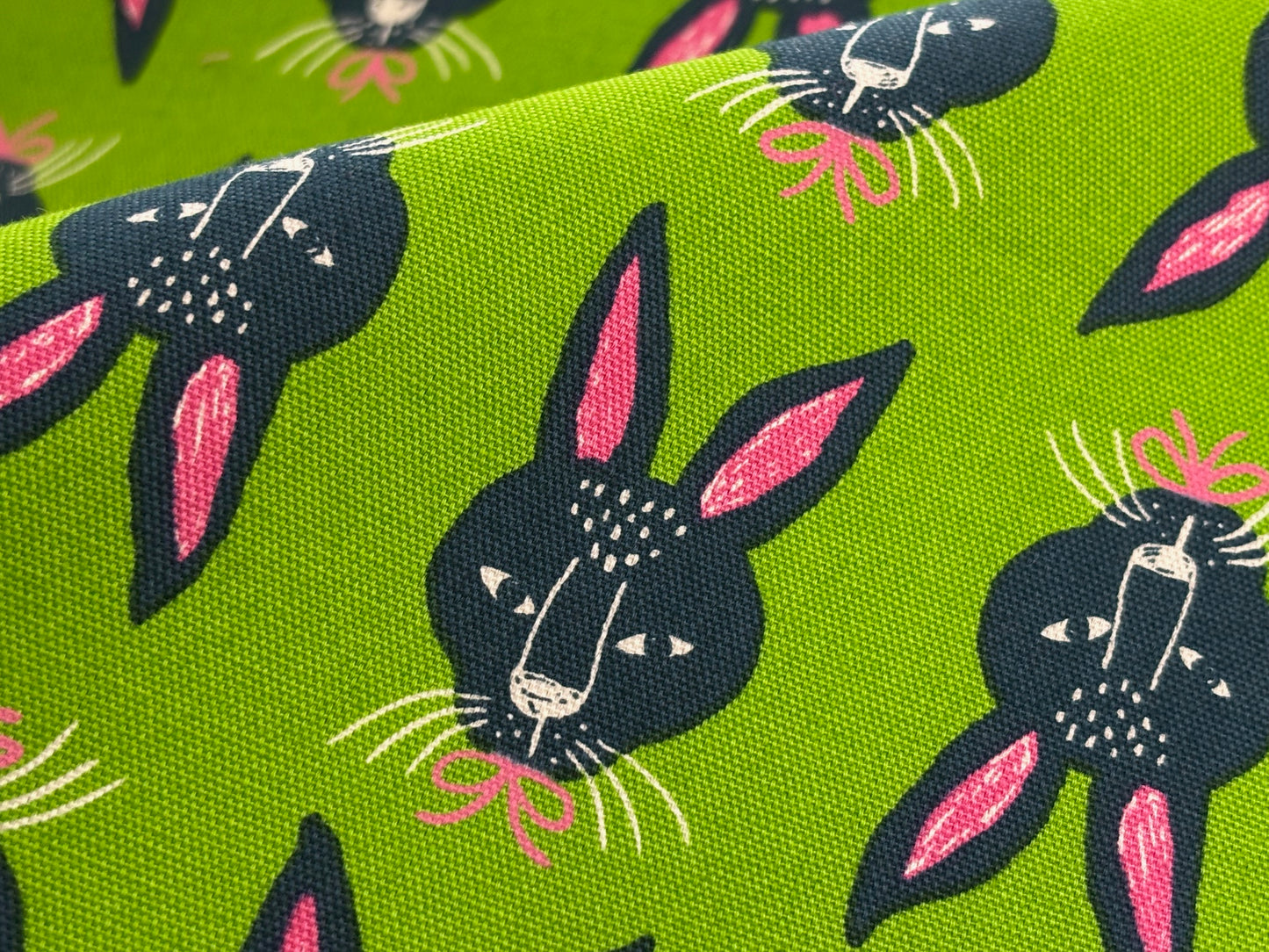 Canvas Rabbit Hase Grün