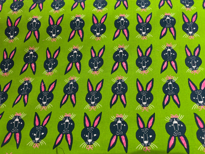 Canvas Rabbit Hase Grün