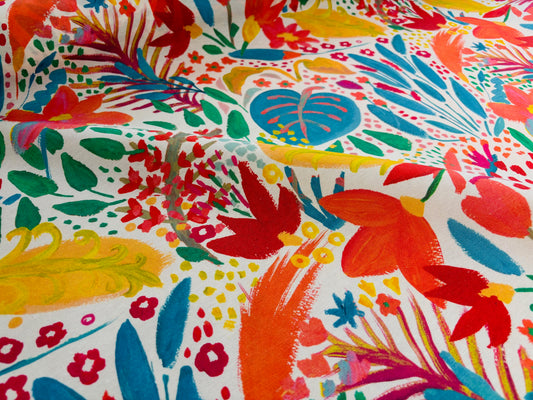 Wachstuch Frühlingsgefühle Bunte Blumen