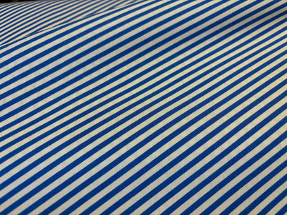 Baumwollstoff Quergestreift Blau Art Gallery Fabrics