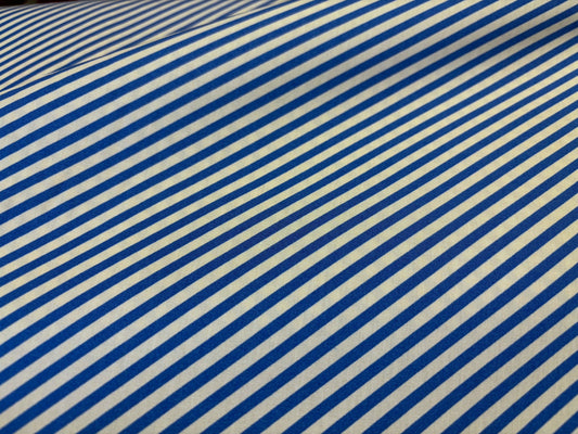Baumwollstoff Quergestreift Blau Art Gallery Fabrics