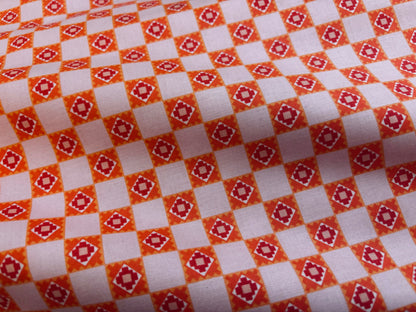 Baumwollstoff Jelly Pink Mosaik