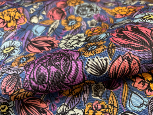 Wachstuch/Outdoorstoff Happy Collection Blumen