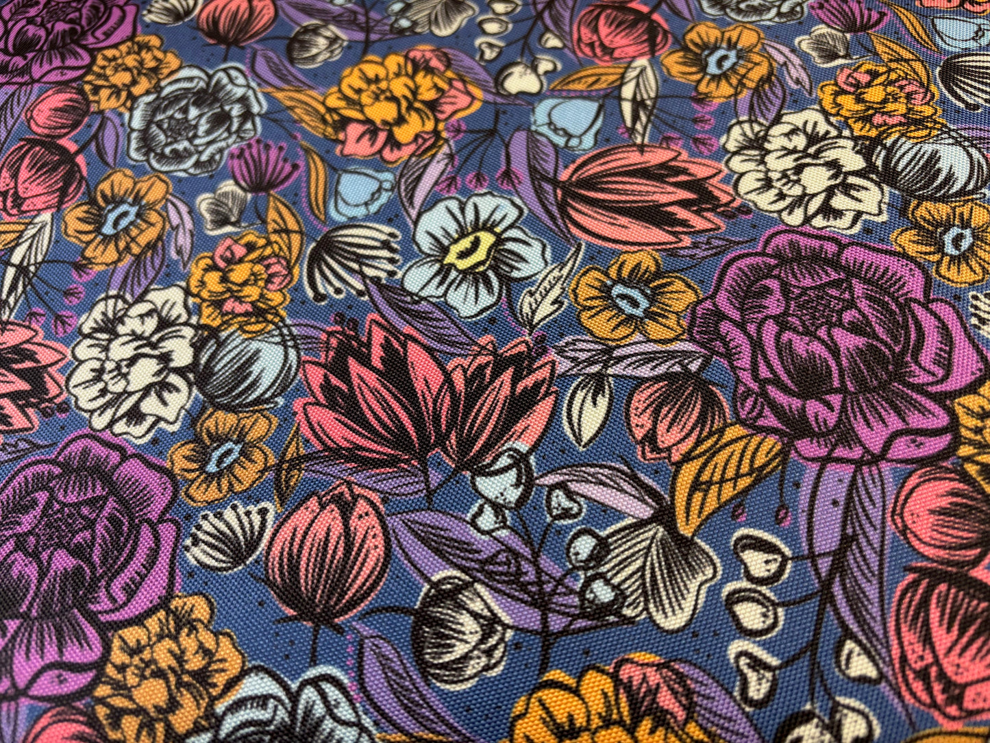 Wachstuch/Outdoorstoff Happy Collection Blumen