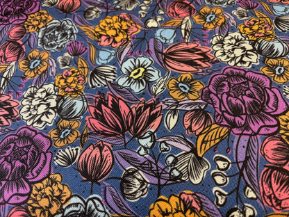 Wachstuch/Outdoorstoff Happy Collection Blumen