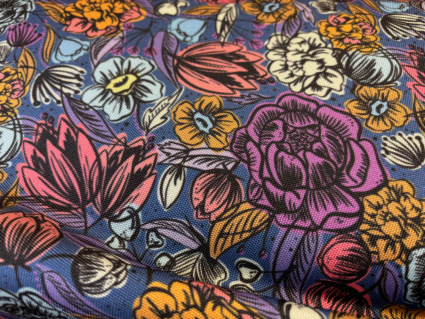 Wachstuch/Outdoorstoff Happy Collection Blumen