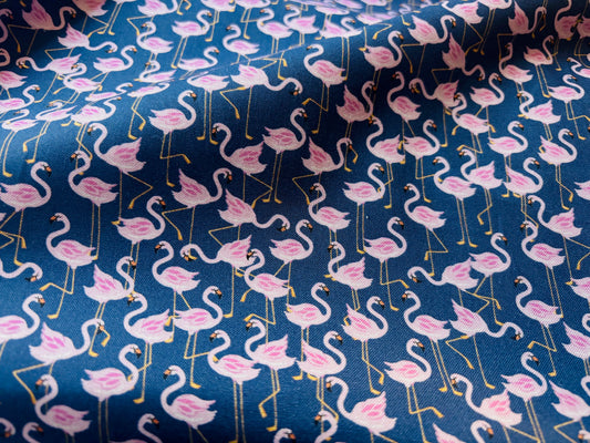 Baumwollstoff Kleine Flamingos Dear Stella