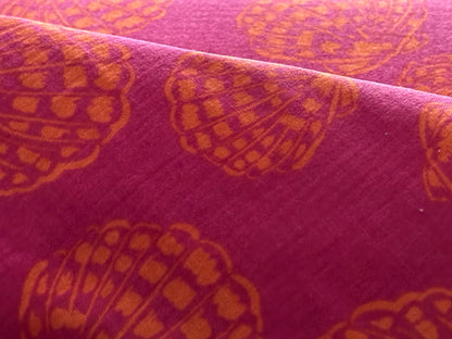 Musselin/Gauze Muscheln Pink