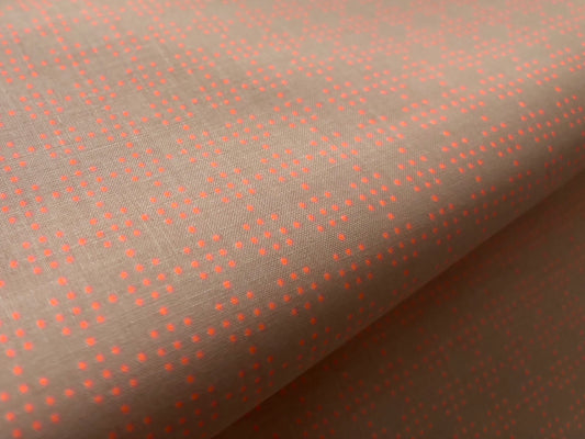 Baumwollstoff Paper Cuts Neon Orange Ruby Star Society