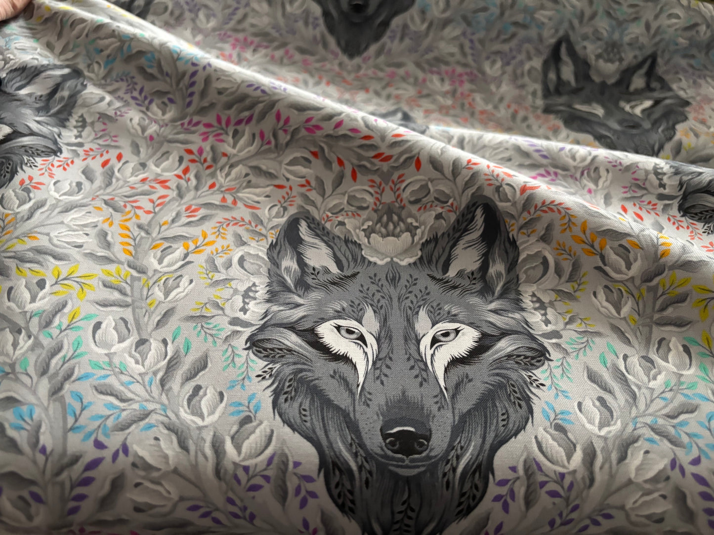 Baumwollstoff Graywork Wolf Tula Pink