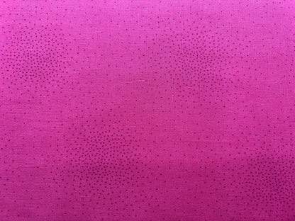 Baumwollstoff Kleingemustert Pink Spritz
