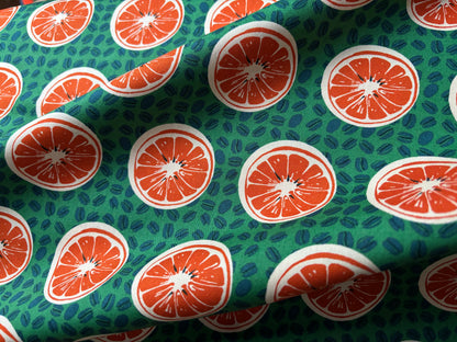Baumwollstoff Orangen Sevenberry