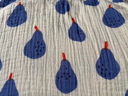 BIO Musselin/ Gauze Birnen Jennifer Bouron Natural