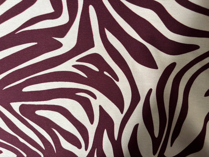 Jersey Zebra Bordeaux Avalana