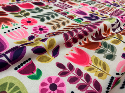 Wachstuch So Happy Buntes Blumendesign
