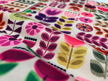 Wachstuch So Happy Buntes Blumendesign