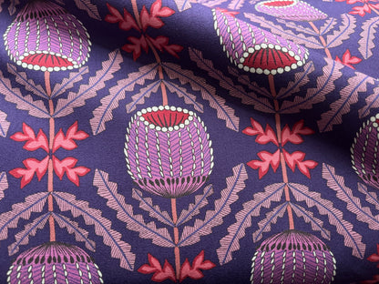 Baumwollstoff Distel Violett KOKKA