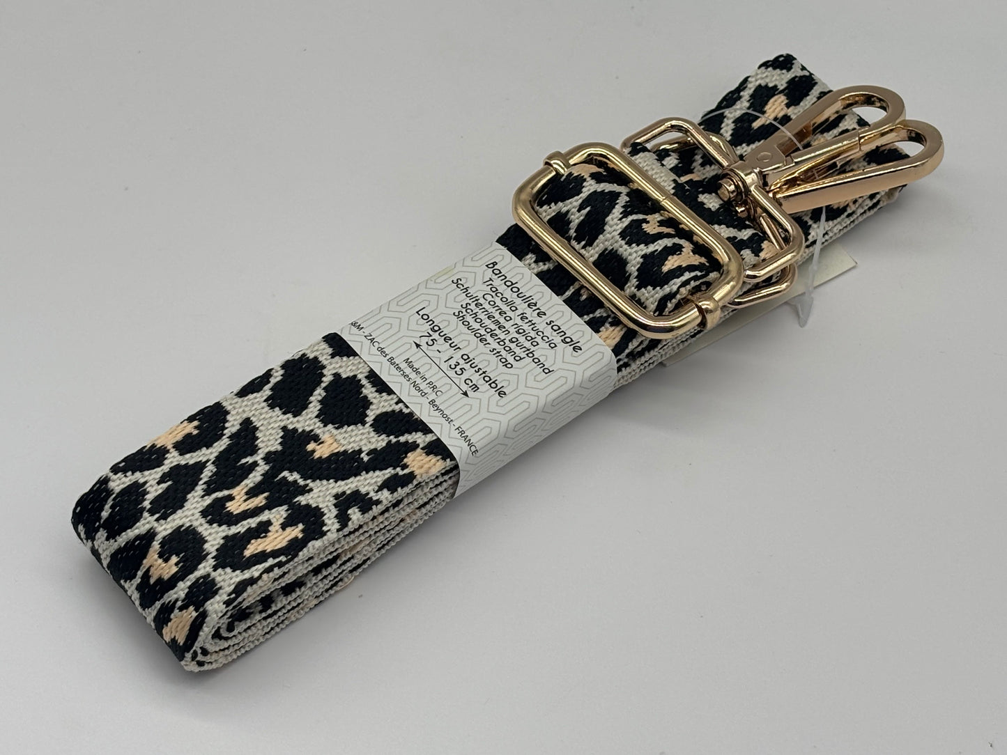 Tragegurtband Leo mit Karabiner