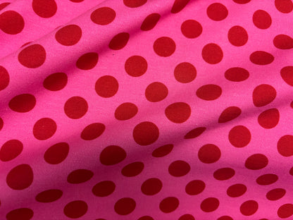 Jersey DOTS Punkte Rot/Pink Avalana