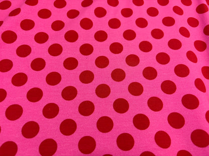 Jersey DOTS Punkte Rot/Pink Avalana