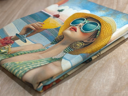 Baumwollstoff-Panel Tasche RETRO SUMMER