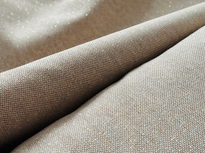 Baumwollgemisch Creme/Goldglitzer