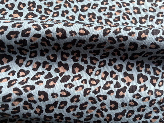 Rippenjersey Leo Rauchblau